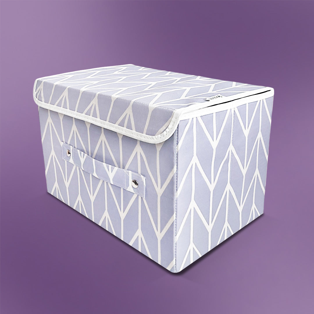 Lavender storage box with lid
