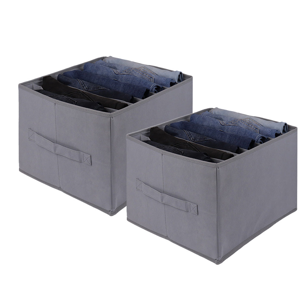 Qoolish Pack of 2 Jeans Organizers- Sort your Jeans in Style!
