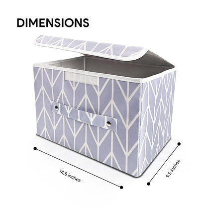 Lavender storage box with lid