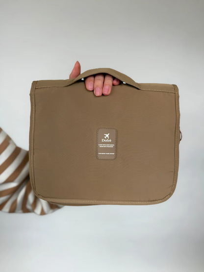 Small Foldable Travel Bag - Brown