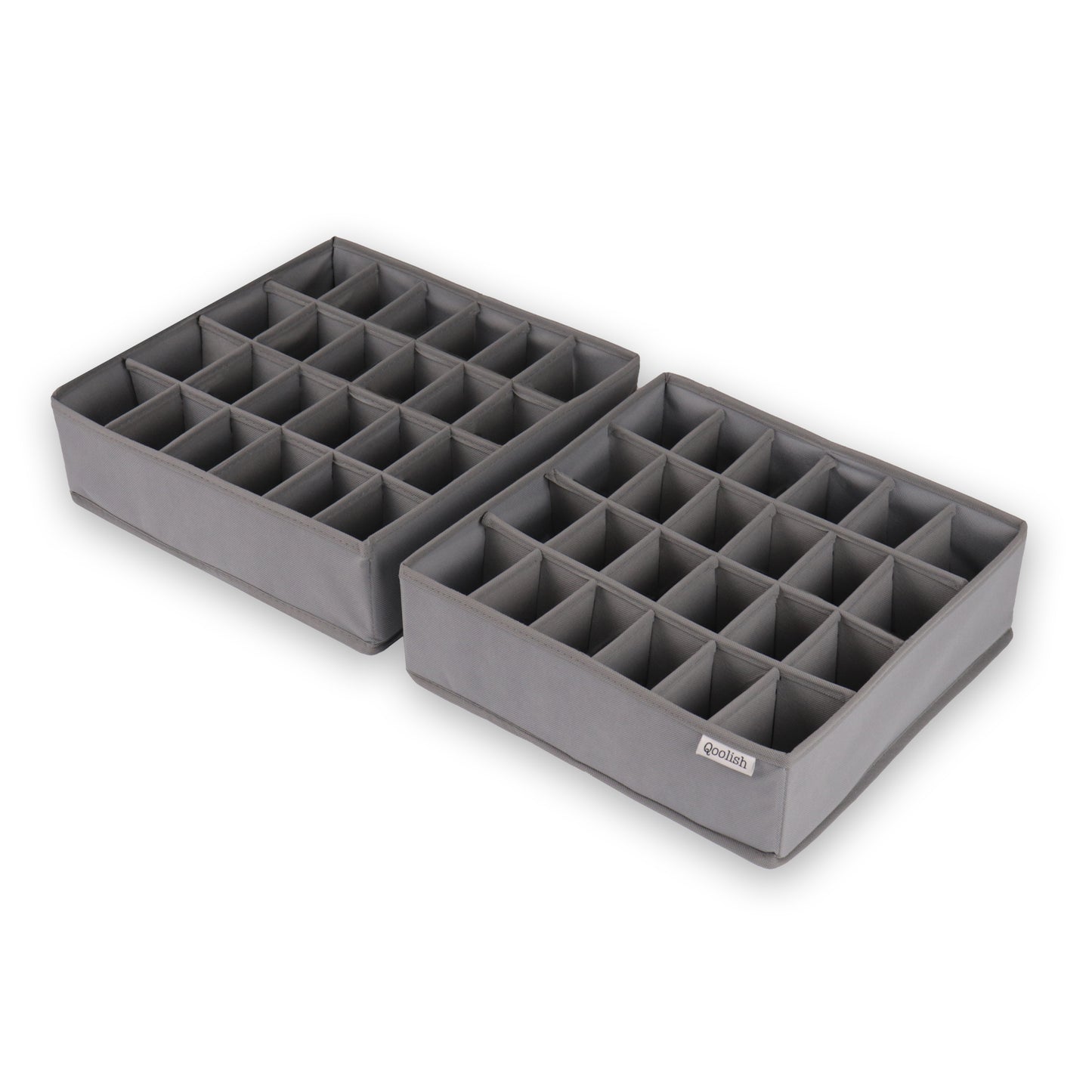 Qoolish 2-Pack Drawer Organizers: Sort and Store in Style! (Available in 6 Colors) - Qoolish