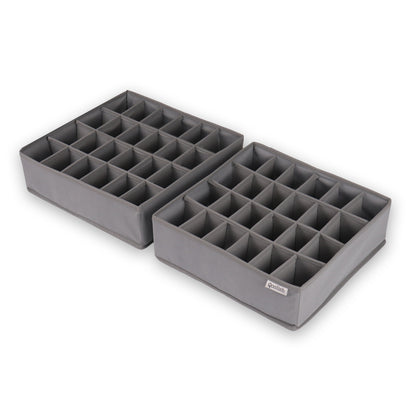 Qoolish Pack of 2 Drawer Dividers: Organize with Flair! (Available in 6 Colors)