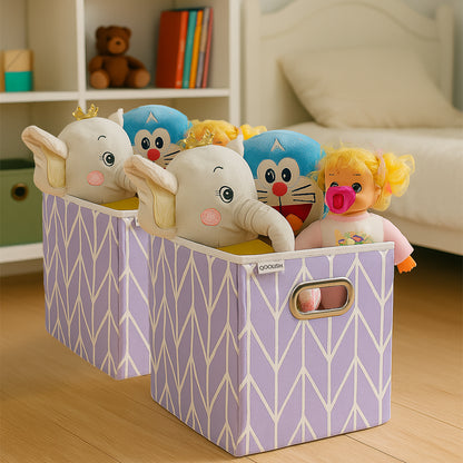Qoolish Storage Box Pack of two - Lilac (Available in 2 colors)