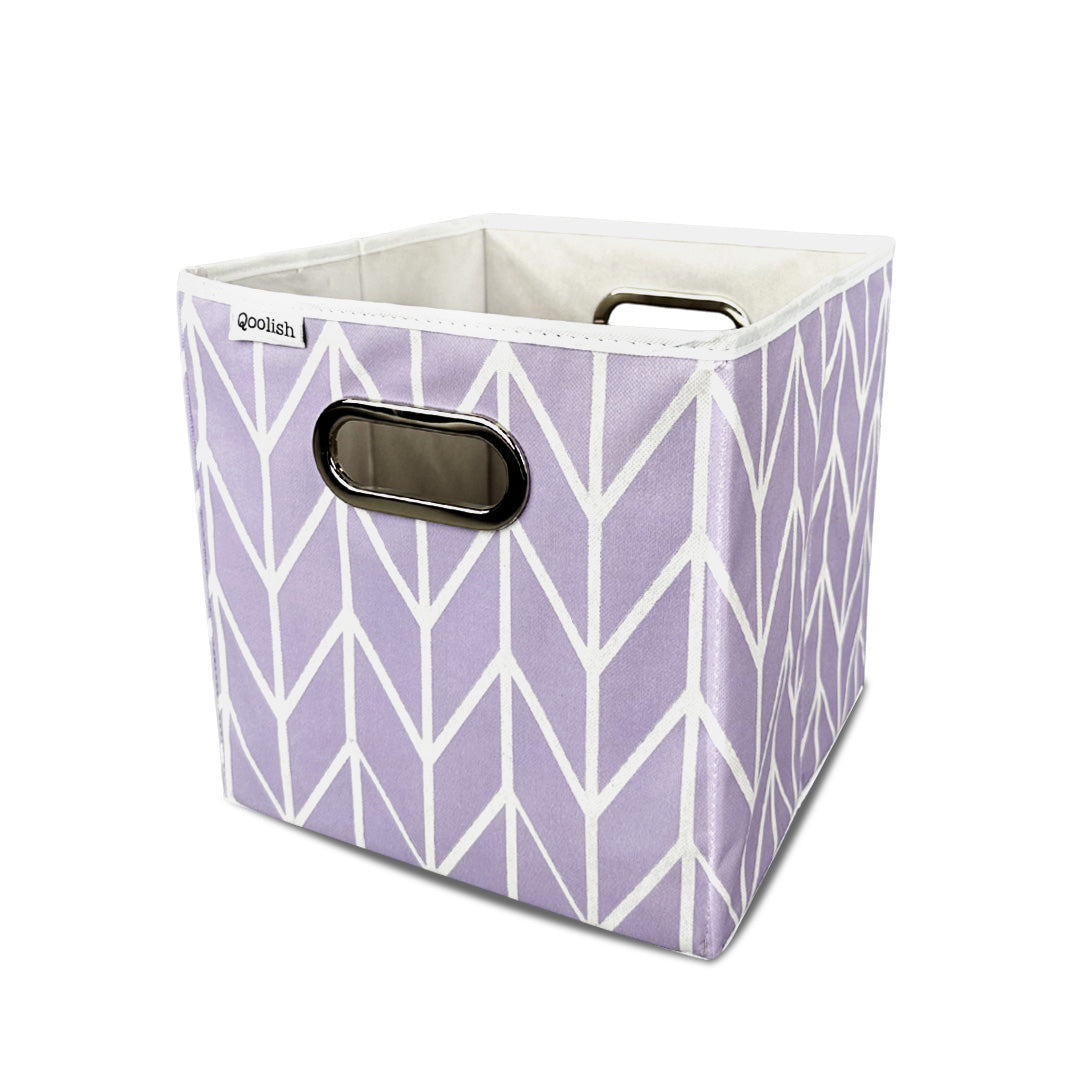 Lilac storage box without lid