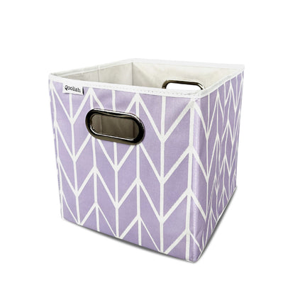 Lilac storage box without lid