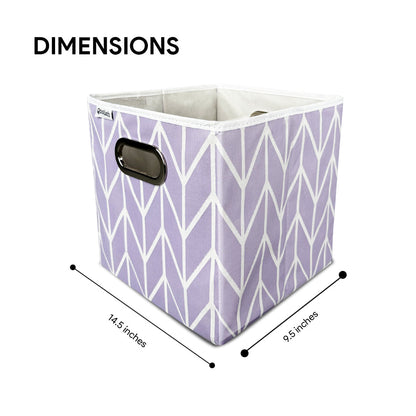 Lilac storage box without lid