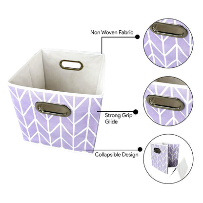 Lilac storage box without lid