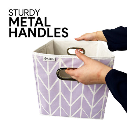 Lilac storage box without lid