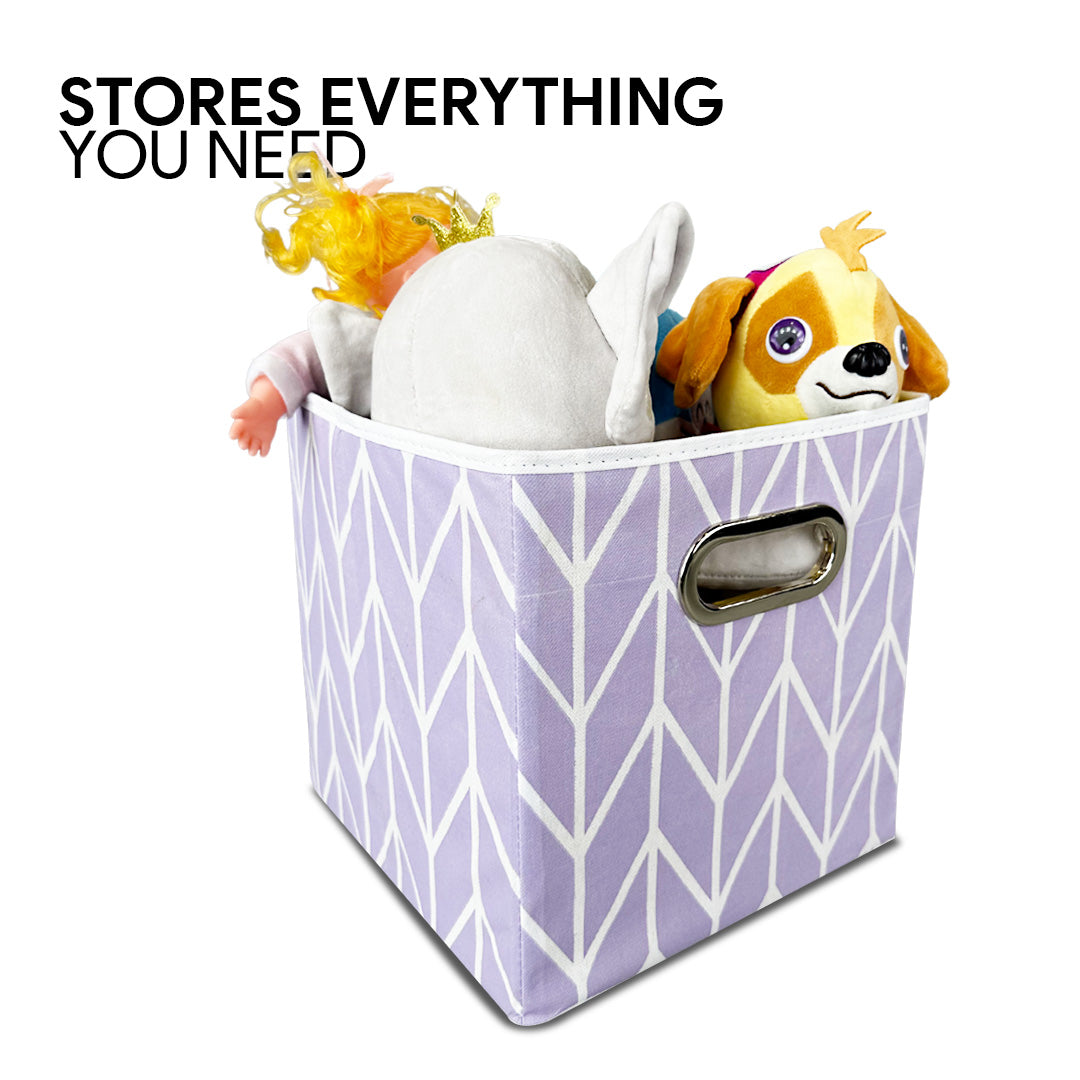 Lilac storage box without lid