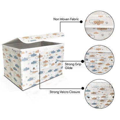 Storage box with lid
