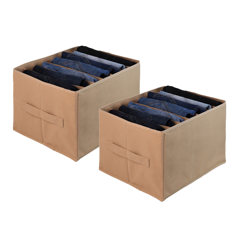 Qoolish Pack of 2 Jeans Organizers- Sort your Jeans in Style!