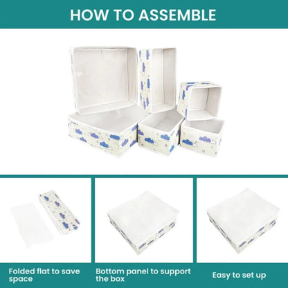 Easy step-by-step guide to assemble baby clothes organizer
