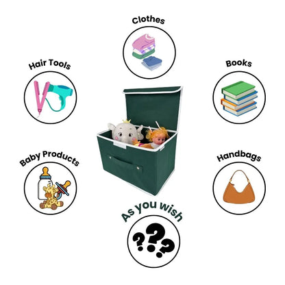  Multipurpose organizer box for baby essentials, books, clothes, and accessories