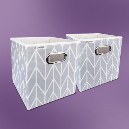 Qoolish Storage Box Pack of two - Lilac (Available in 2 colors)