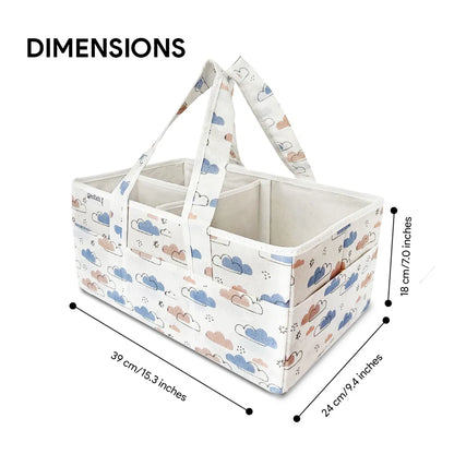 Multi fucntional and Multi compartment diaper caddy