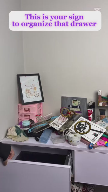 Qoolish 6-Pack Drawer Organizers: Tidy-Up Your Space in Style! (Available in 10 Colors)