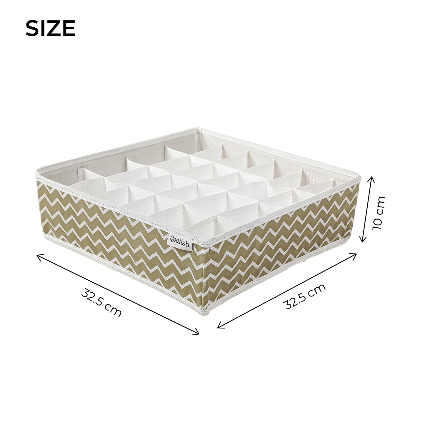 Qoolish Pack of 2 Drawer Dividers: Organize with Flair! (Available in 6 Colors)